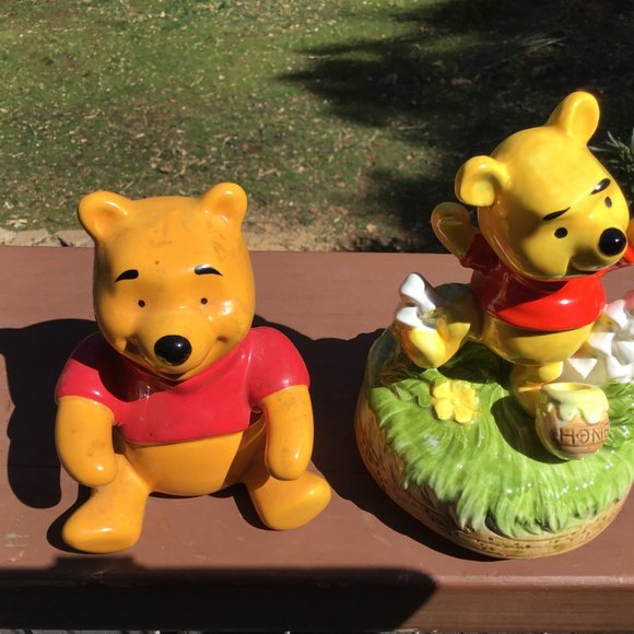 Vintage Winnie The Pooh Figurine And Music Player (Works) - Picture 3 of 5